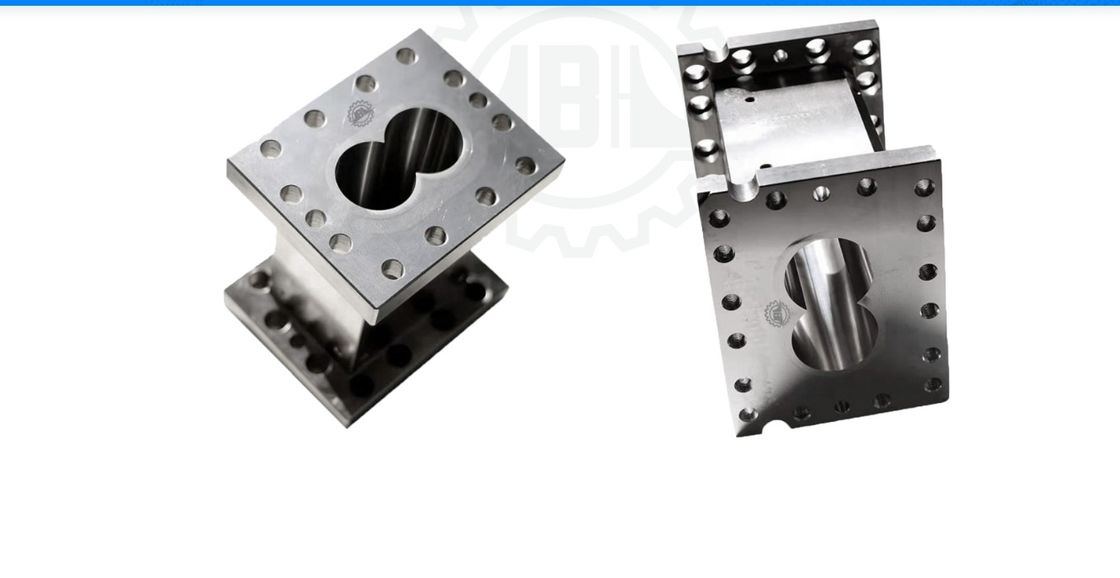 উচ্চ পোলিশ ফিনিস এক্সট্রুশন স্ক্রু ব্যারেল উচ্চ জারা এক্সট্রুডার অংশ পরিধান প্রতিরোধের