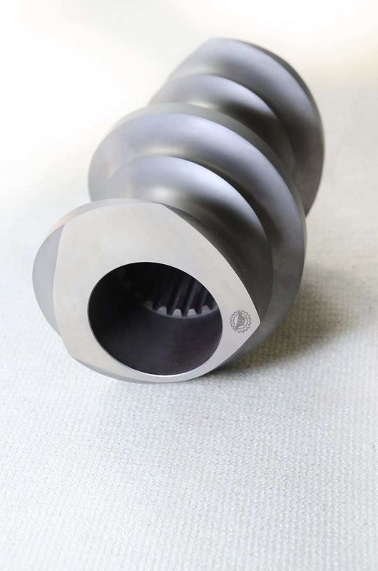 টুইন স্ক্রু এক্সট্রুডার গ্রানুলেটর আনুষাঙ্গিক মেশিং কোভী স্ক্রু অংশ 12 মিমি থেকে 300 মিমি