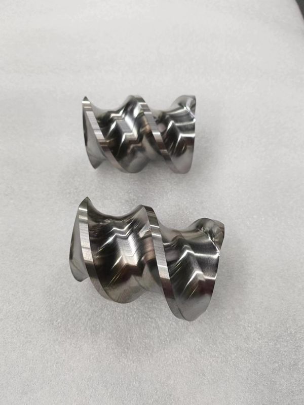 500kg/H - 1200kg/H টুইন স্ক্রু এক্সট্রুডার উপাদান উপাদান স্ক্রু ISO90001 মোড এক্সট্রুডারদের জন্য