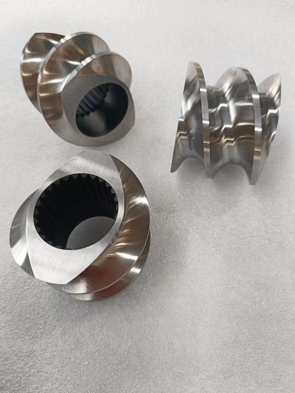 উচ্চ ক্ষয় প্রতিরোধী ট্রান্সমিটার ব্লক জন্য টুইন স্ক্রু Extruder মেশিন