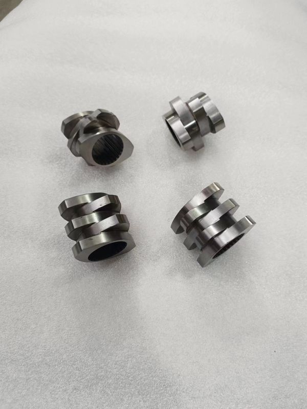 ক্ষয় প্রতিরোধী টুইন স্ক্রু এক্সট্রুডার মেশিন উচ্চ মিশ্রণের জন্য ব্লক kneading