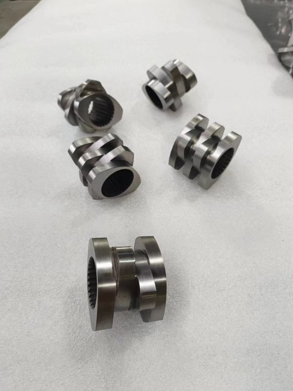 ক্ষয় প্রতিরোধী টুইন স্ক্রু এক্সট্রুডার মেশিন উচ্চ মিশ্রণের জন্য ব্লক kneading