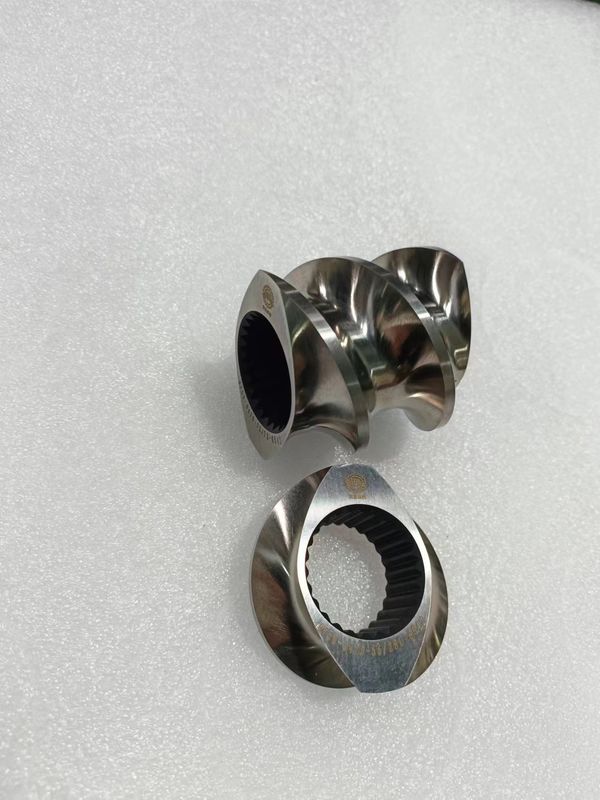 হাই স্পিড টুল স্টীল Convey স্ক্রু উপাদান উপাদান স্ক্রু জন্য যমজ স্ক্রু Extruder মেশিন