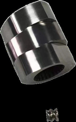 গলন অঞ্চল টুইন স্ক্রু এক্সট্রুডার পার্টস 30° 45° 60° 90° কোণ স্ক্রু 71mm ওডি