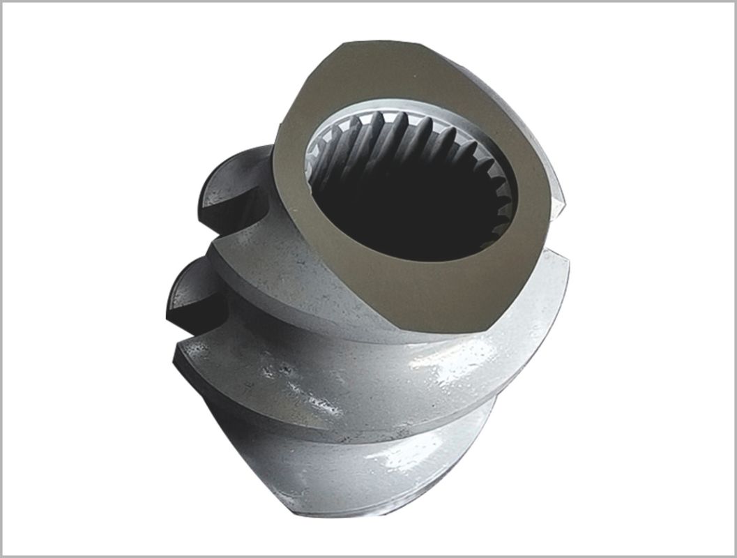 112 মিমি এক্সট্রুডার স্ক্রু উপাদান 6542 বড় খাদ্য / স্ন্যাক্স জন্য উপাদান এক্সট্রুডার Zsk স্ক্রু উপাদান পণ্যের নাম:112 মিমি এক্সট্রুডার স্ক্রু উপাদান 6542 উপাদান