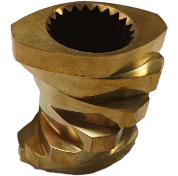 30° 45° 60° 90° কোণ স্ক্রু মাস্টার ব্যাচের জন্য টুইন স্ক্রু এক্সট্রুডার অংশ