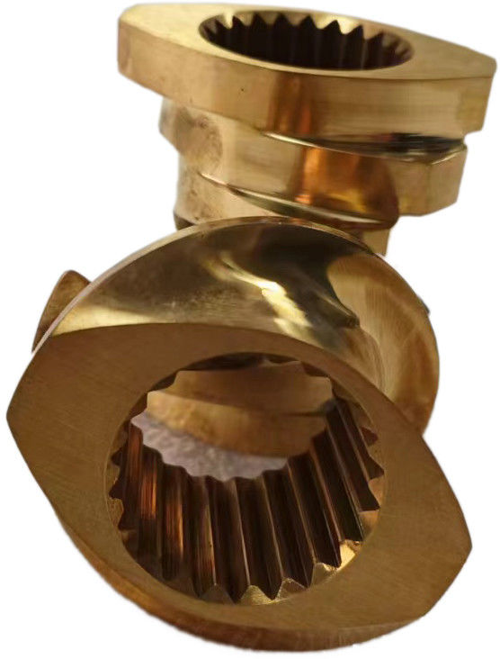 30° 45° 60° 90° কোণ স্ক্রু মাস্টার ব্যাচের জন্য টুইন স্ক্রু এক্সট্রুডার অংশ