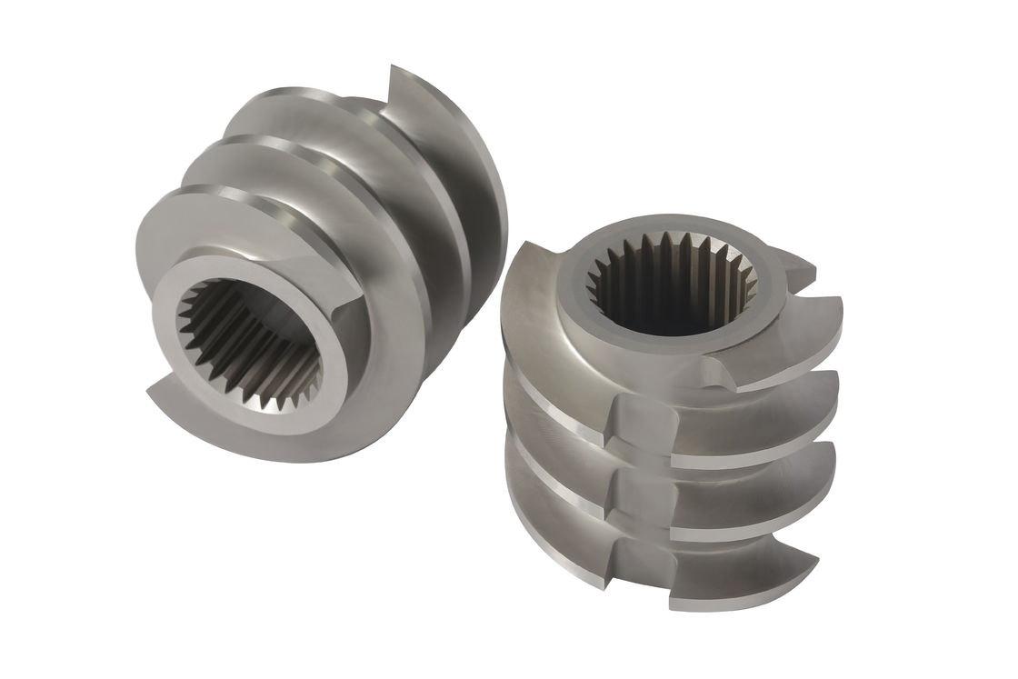 ধাতব রঙের Wenger 165 পশু খাদ্য Puffing মেশিন জন্য স্ক্রু উপাদান কাস্টমাইজড আকার