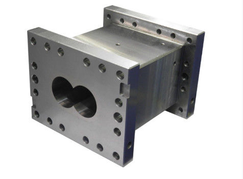 মাস্টারব্যাচ উত্পাদন টুইন স্ক্রু এক্সট্রুশন উপাদান মসৃণ উত্পাদন জন্য টেকসই ব্যারেল