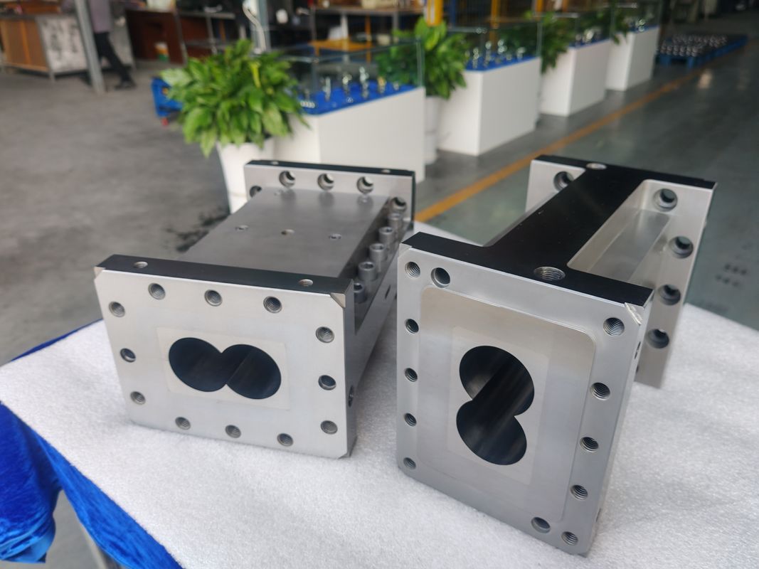 ধাতব রঙের সিরিজ এক্সট্রুডার স্ক্রু এবং বাফিং মেশিন অ্যাপ্লিকেশন জন্য ব্যারেল