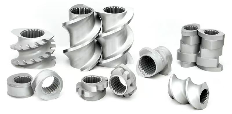 প্লাস্টিক শিল্পের জন্য Coperion Zsk সিরিজ টুইন স্ক্রু এক্সট্রুডার জন্য স্ক্রু উপাদান