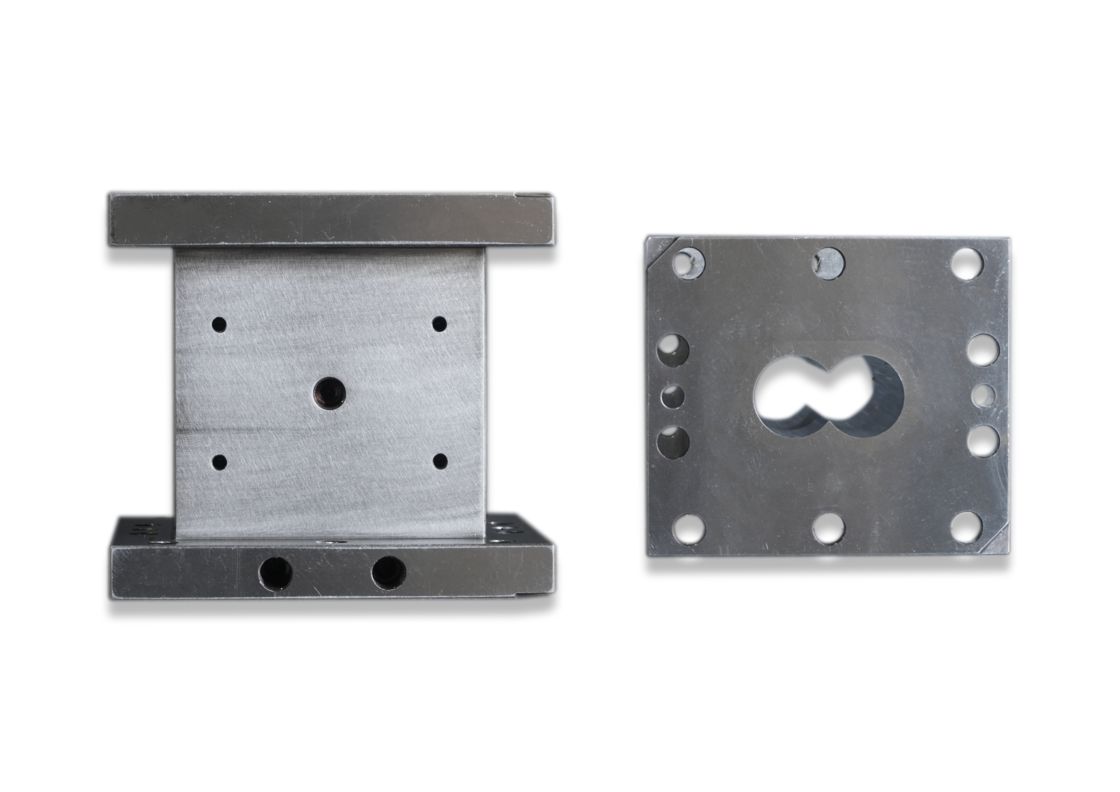 প্লাস্টিক এক্সট্রুশন লাইনে টুইন স্ক্রু এক্সট্রুডার মেশিনের জন্য কাস্টমাইজড CTE 75 ব্যারেল