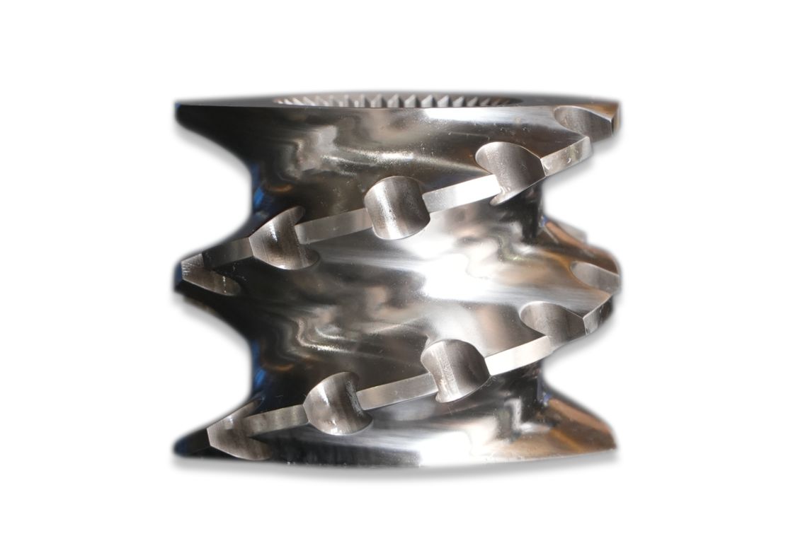 65/75/85/95/110/120/135/মিমি সেন্টার ব্যাসার্ধ এক্সট্রুডার মেশিনের যন্ত্রাংশের জন্য কাস্টমাইজড উপাদান স্ক্রু উপাদান