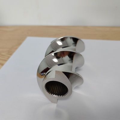 60 মিমি 600rpm টুইন স্ক্রু এক্সট্রুডার উপাদান kneading ব্লক থ্রেডেড উপাদান থ্রেডেড ব্লক