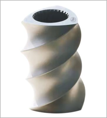 OD 50.5mm ধাতব রঙের উট এক্সট্রুডার প্লাস্টিক মেশিনের জন্য স্ক্রু উপাদান