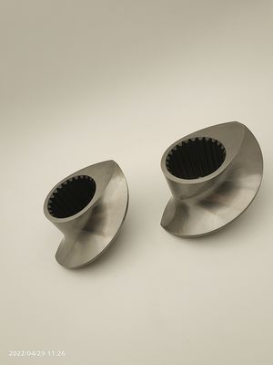 0.05mm Tolerances CTE95 কাস্টমাইজড উপাদান মধ্যে টুইন স্ক্রু এক্সট্রুশন মেশিনের জন্য স্ক্রু অংশ