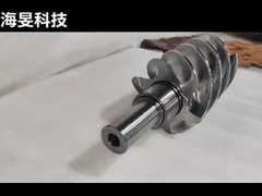 38CrMoAlA/W6Mo5Cr4V2/Cr26MoV যথার্থতার সাথে টুইন স্ক্রু এক্সট্রুডারের কাস্টমাইজড স্ক্রু উপাদান