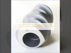 যুগ্ম স্ক্রু এক্সট্রুডার উপাদান মডুলার ডিজাইন স্ক্রু কনফিগারেশন খাদ ইস্পাত 50-2000 কেজি/ঘন্টা আউটপুট ক্ষমতার জন্য